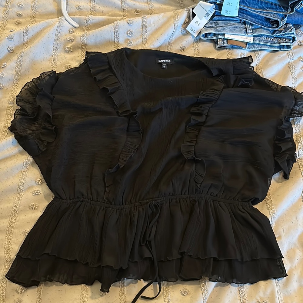 Express peplum blouse